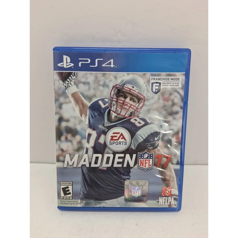 Madden NFL 17 Sony PlayStation 4 PS4 EA Sports Football Game Rob Gronkowski